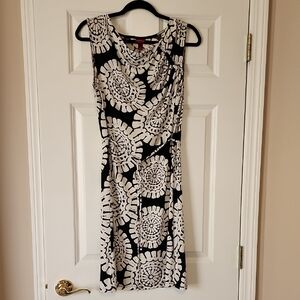 Merona Black and White Sleeveless Dress